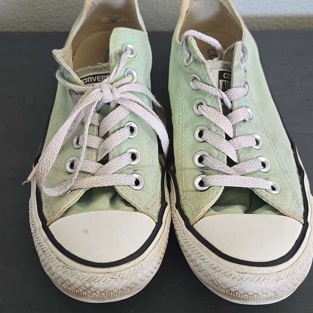 Converse Mint Green Sneakers Size 7 - Picture 5 of 8
